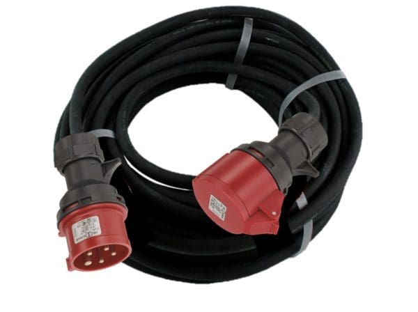 Skjøtekabler 32A 3-fas / 400v - 25m