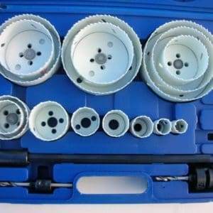 Hullkoppsett for tre og gips. 19-114mm