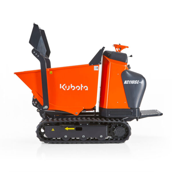 Kubota KC110SL-4 beltebåre med selvlasterskuffe og gummibelter