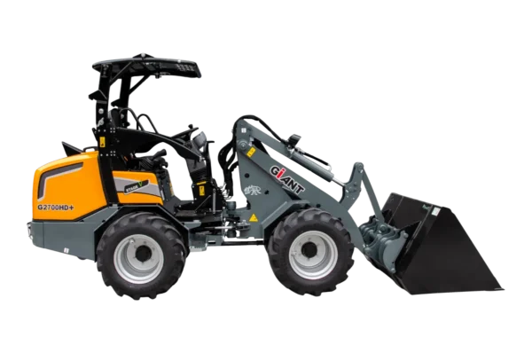 Giant G2700 HD+ hjullaster med skuffe, sett fra siden