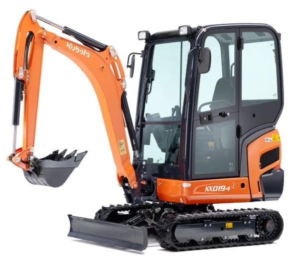 Kubota KX019-4 minigraver 1,85 t
